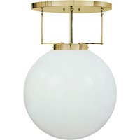 Tecnolumen DMB 26 Bauhaus Deckenleuchte Ø: 40 cm, Messing poliert von Tecnolumen