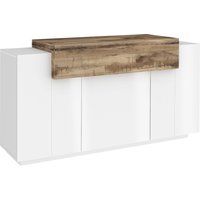 INOSIGN Kommode "Coro, Kommode, Schrank, Kredenz, grifflos", 1 Klappe,3 Türen, Doppeltiefe Hochglanz Fronten, Breite 140 von Inosign