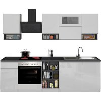 Kochstation Küchenzeile "KS-Sole", Breite 256 cm, mit Geschirr-Abtropfschrank, ohne E-Geräte von Kochstation