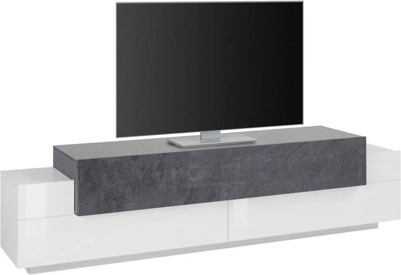 INOSIGN Lowboard Coro,Lowboard,TV-Kommode,TV-Möbel,TV-Bank, mit 3 Klappen davon 2 mit Push-to-Open Funktion Breite 200 cm von INOSIGN