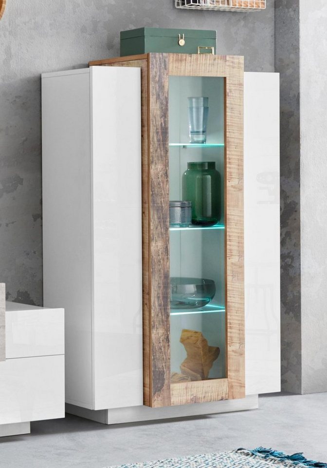 INOSIGN Vitrine Coro, Vitrine, Glasvitrine, Vitrinenschrank, Stauraumvitrine 3 Türen davon 1 Glastür, 9 Fächer, Doppeltiefe, Höhe 120,5cm INOSIGN Vitrine Coro, Vitrine, Glasvitrine, Vitrinenschrank, Stauraumvitrine 3 Türen davon 1 Glastür, 9 Fächer, Doppeltiefe, Höhe 120,5cm von INOSIGN
