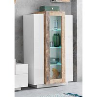 INOSIGN Vitrine "Coro, Vitrine, Glasvitrine, Vitrinenschrank, Stauraumvitrine", 3 Türen davon 1 Glastür, 9 Fächer, Doppeltiefe, Höhe 120,5cm INOSIGN Vitrine "Coro, Vitrine, Glasvitrine, Vitrinenschrank, Stauraumvitrine", 3 Türen davon 1 Glastür, 9 Fächer, Doppeltiefe, Höhe 120,5cm von Inosign