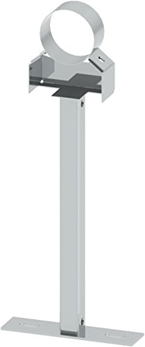 Schornstein - Wandabstandshalter verstellbar, 50 - 360 mm bei 130mm Innendurchmesser, 0,6mm Wandstärke, Edelstahl von Tecnovis