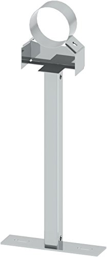 Schornstein - Wandabstandshalter verstellbar, 50 - 360 mm bei 150mm Innendurchmesser, 0,6mm Wandstärke, Edelstahl von Tecnovis