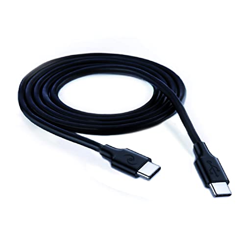 Tecnoware Power Systems - USB Typ-C Kabel | 480 Mbit/s Datenübertragung | Abrieb- und Bruchfestigkeit | Soft-Touch Oberfläche | Kompatibel mit Notebook, Ultrabook, MacBook Pro, Tablet, Schwarz, 180 cm von Tecnoware Power Systems