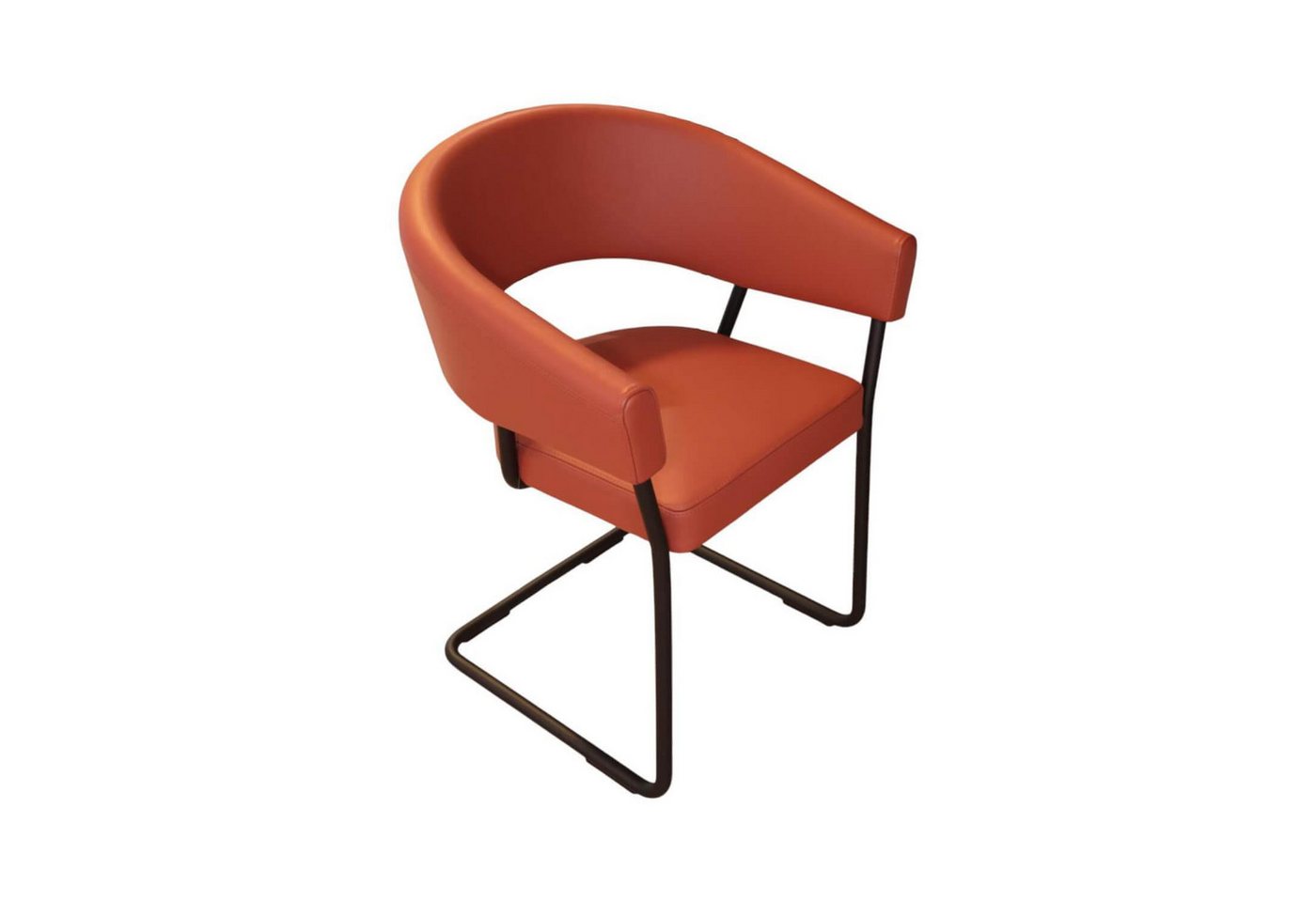 Tecta Esszimmerstuhl Armlehnstuhl D9 Leder II Terracotta Braun Orange Rot Gestell Tecta Esszimmerstuhl Armlehnstuhl D9 Leder II Terracotta Braun Orange Rot Gestell von Tecta