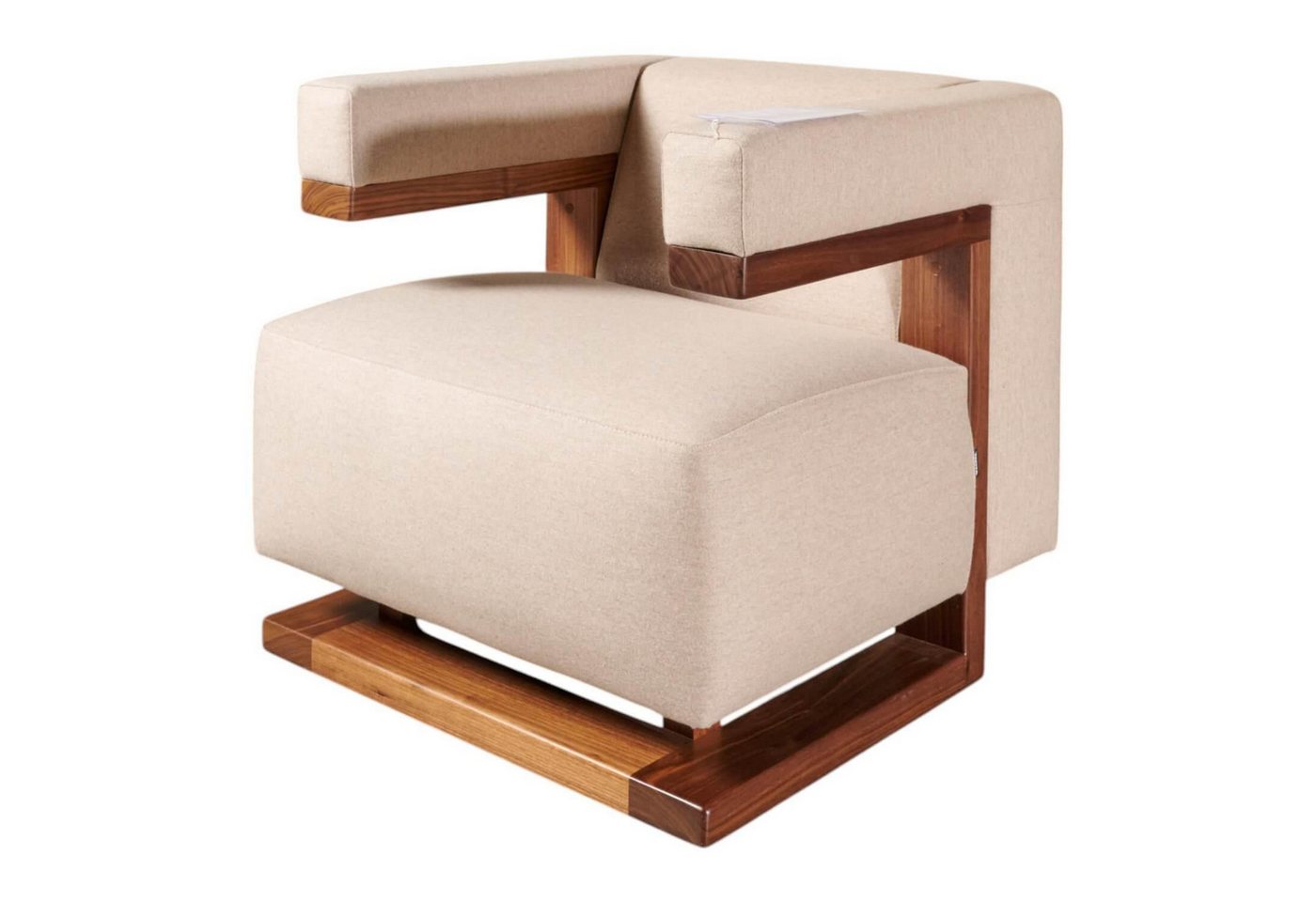 Tecta Loungesessel Sessel F51 Stoff Doma Beige Grau Gestell Nussbaum Massiv Tecta Loungesessel Sessel F51 Stoff Doma Beige Grau Gestell Nussbaum Massiv von Tecta