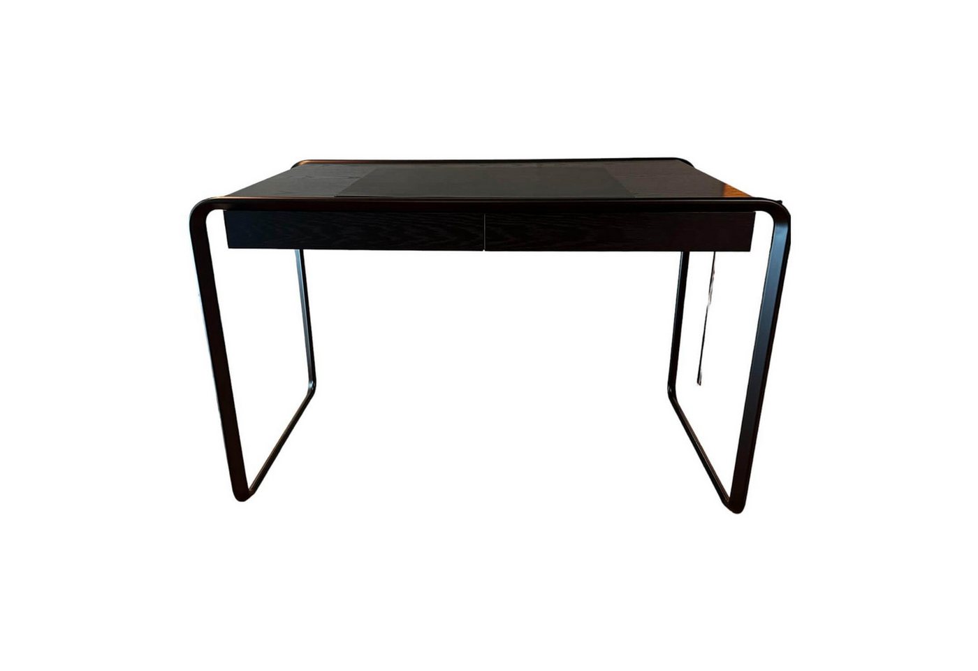 Tecta Schreibtisch Schreibtisch Oblique K2D Platte Eiche Furniert Lackiert Schwarz von Tecta
