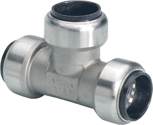 Edelstahl Steckfitting Tectite T-Stück 22 mm gleiche Abgänge, TS130 Edelstahl Steckfitting Tectite T-Stück 22 mm gleiche Abgänge, TS130 von Tectite