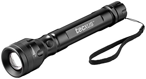 Tecxus rebellight X300 LED Stab-Taschenlampe super hell mit Boost- und Dimmfunktion von Tecxus