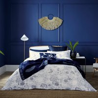 Ted Baker Linear Floral Duvet Cover - Blue - Double von Ted Baker