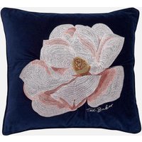 Ted Baker Opal Floral Cushion - 45X45cm - Navy von Ted Baker