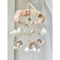 Baby Mobile Flower Makramee von TeddiBebe