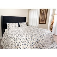 Florale Quiltdecke Set, Decke Mit Kissenbezug, King Quilted Decke, Queen Baumwolldecke, Bettset Florale Quiltdecke Set, Decke Mit Kissenbezug, King Quilted Decke, Queen Baumwolldecke, Bettset von TeddiesAfrique