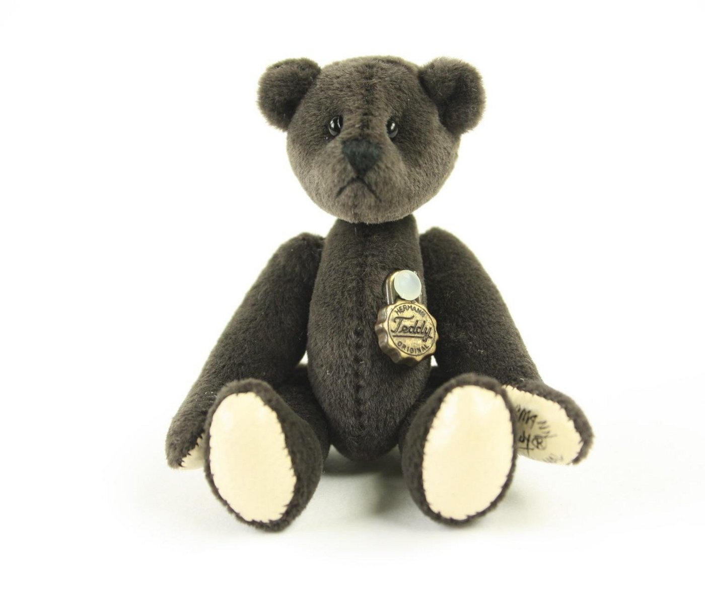Teddy Hermann® Dekofigur Hermann Teddy Teddybär mini mokka 5,5 cm von Teddy Hermann®