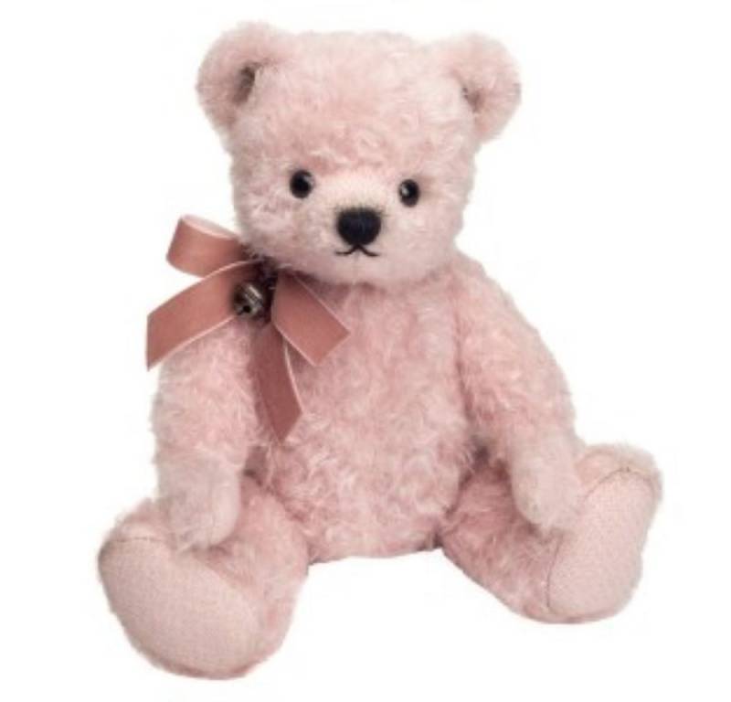 Teddy Hermann® Dekofigur Teddy Hermann Nostalgiebär 33 cm antikrosa von Teddy Hermann®