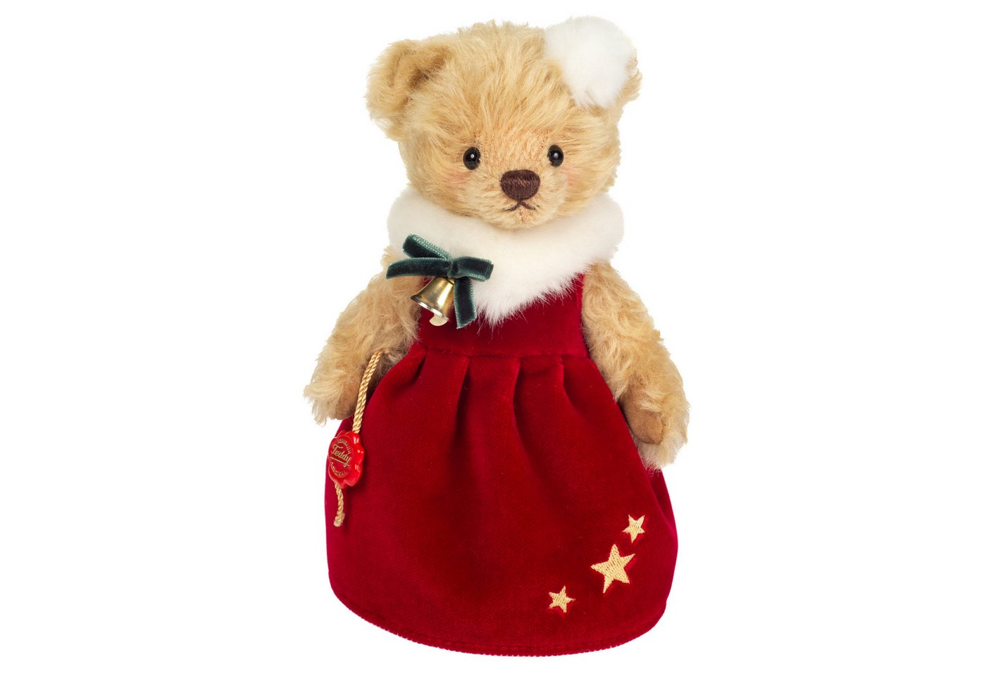 Teddy Hermann® Dekofigur Teddy Hermann Weihnachtsbärin Amandine 20 cm von Teddy Hermann®