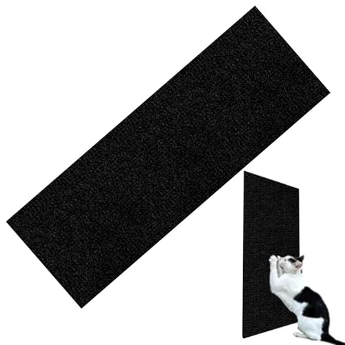 DIY Kletternder Kratzmatte Katze | 40x100cm Katzenkratzbretter Pad | Selbstklebender Cat Scratching Mat Aufkleber aus Filz | Trimmbarer Kletternde Katzenkratzmatten für Teppichschutz Sofaschutz von Tedious