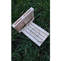 Handgemachte Gravierte Mini Paletten Getränke Untersetzer Aus Holz Mit Wikinger Vegvisr Symbol Und Runen Tischdekorationen Keltisch Umweltfreundlich von TedyCreations
