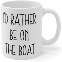 Boot-Becher, Ich Wäre Lieber Auf Dem Boot-Leben-Becher, Boots-Besitzer-Becher von TeeRificDesigns