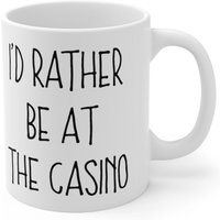 Ich Wäre Lieber Im Kasino Becher, Glücksspiel Lustige Geschenk Für Glücksspieler, Ihn, Sie von TeeRificDesigns