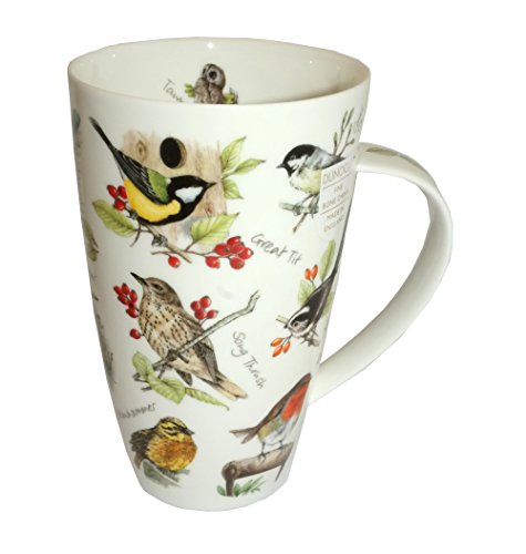 Dunoon Tasse Henley Birdlife 600ml Vogel Becher von Teegalerie Anno 1773