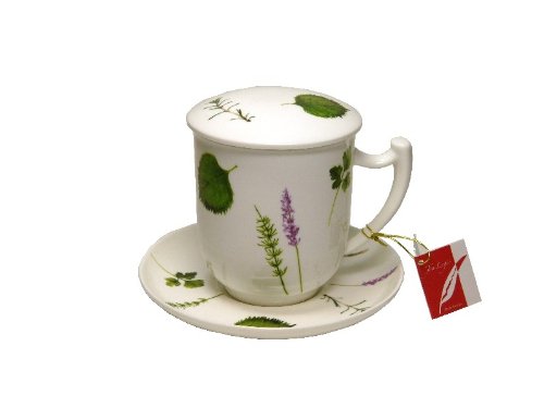 Tea Logic Kräutertee Tasse Primavera Sieb 380ml von Teegalerie Anno 1773
