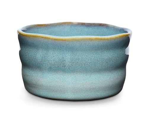 MAOCI - Matcha Tee-Schale Chawan aus Porzellan 350ml türkis handgefertigt MAOCI - Matcha Tee-Schale Chawan aus Porzellan 350ml türkis handgefertigt von Teeladen Herzberg