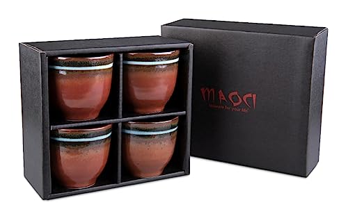 Maoci - Teebecher im 4er Set mit je 100ml - als Geschenkbox verpackt von Teeladen Herzberg