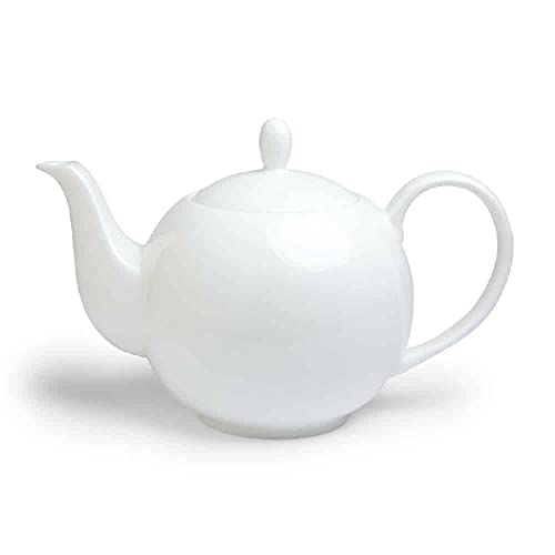 TeaLogic Teekanne Sabine 1,0l weiß - Fine Bone China von Teeladen Herzberg