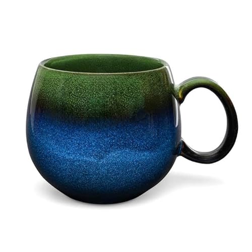 Teeladen Herzberg Maoci -Jumbotasse/Jumbobecher - 0,5l - Porzellan - blau-grün mit Farbverlauf von Teeladen Herzberg