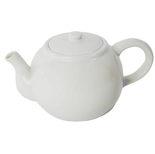 XXL Jumbo Teekanne Porzellan 2,5l - weiß - Jumbo-Teekanne von Teeladen Herzberg