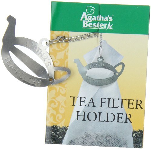 Herbaria Halter für Teefilter (Edelstahlspange), 1er Pack (1 x 8 g Packung) von Teeland