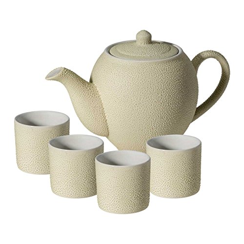 Novita - Tee Service - Kanne 0,8l - Schalen 0,1l - Creme Novita - Tee Service - Kanne 0,8l - Schalen 0,1l - Creme von Teeland