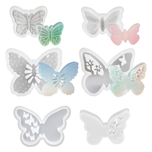 5Pcs Silikonform Gießform Schmetterling, Gips Gießformen Schmetterling Kerzen Formen Silikon Schmetterlingsform Gießformen Silikon Kerzenformen Sommer Gips Gießen Formen für DIY Kerzen Seife Handwerk 5Pcs Silikonform Gießform Schmetterling, Gips Gießformen Schmetterling Kerzen Formen Silikon Schmetterlingsform Gießformen Silikon Kerzenformen Sommer Gips Gießen Formen für DIY Kerzen Seife Handwerk von Teeloray