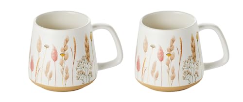 Teemando 2 X Becher Smilla New Bone China, matt 0,35 l H 9,5 cm, Ø 7,5 cm von Teemando