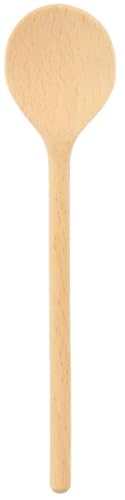 teemando® runder Marken-Kochlöffel aus Holz, 35 cm, Kochlöffel zum Kochen und Backen von Teemando