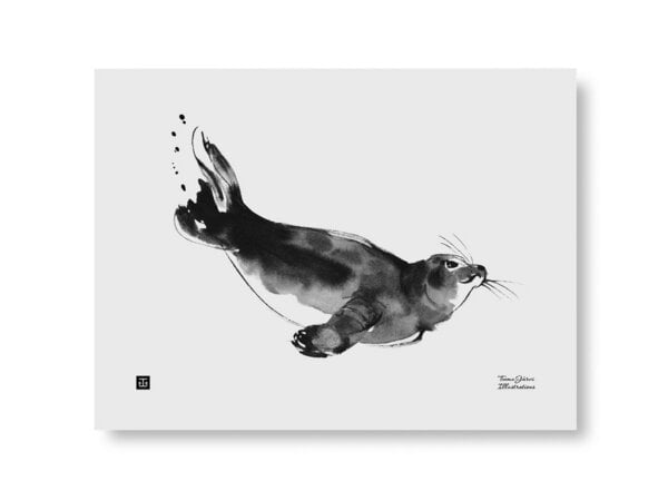 Teemu Järvi Illustrations Teemu Järvi - Kunstdruck - Poster - 40x30cm - Tierbilder von Teemu Järvi Illustrations
