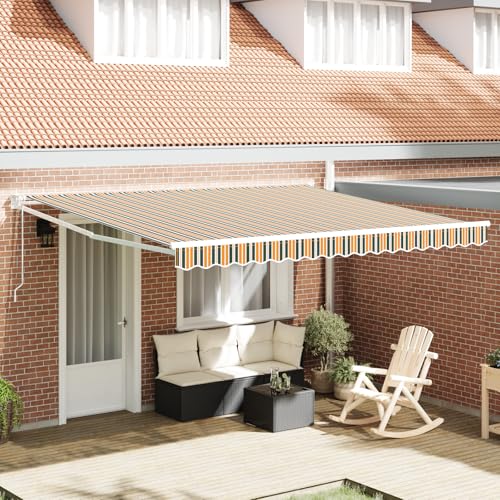 Automatische Einziehbare Markise Grün Gelb, 400x300 cm, UV-Schutz, Wasserabweisend für Terrasse, Garten, Balkon Automatische Einziehbare Markise Grün Gelb, 400x300 cm, UV-Schutz, Wasserabweisend für Terrasse, Garten, Balkon von Teenpull