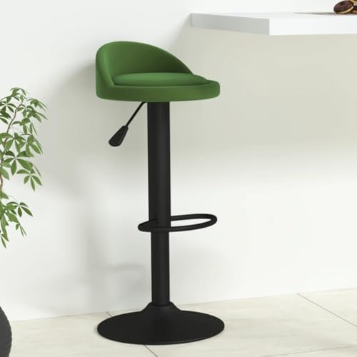 Dark Green Velvet Bar Stools, Adjustable Height Swivel Counter Stool Set for Kitchen Island Dining Room Dark Green Velvet Bar Stools, Adjustable Height Swivel Counter Stool Set for Kitchen Island Dining Room von Teenpull