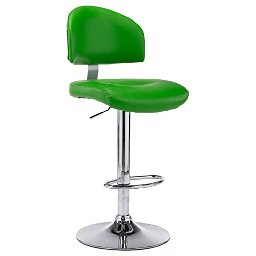 Green Faux Leather Bar Stool, Adjustable Swivel Counter Height Chair for Kitchen Island & Dining Room Green Faux Leather Bar Stool, Adjustable Swivel Counter Height Chair for Kitchen Island & Dining Room von Teenpull