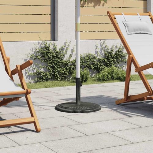 Robuster Gusseisen Sonnenschirmständer Grün 45x45x30 cm für Garten, Terrasse und Patio, Stabiler Outdoor Schirmhalter mit Adapter für 35/38/48mm Schirmstangen Robuster Gusseisen Sonnenschirmständer Grün 45x45x30 cm für Garten, Terrasse und Patio, Stabiler Outdoor Schirmhalter mit Adapter für 35/38/48mm Schirmstangen von Teenpull