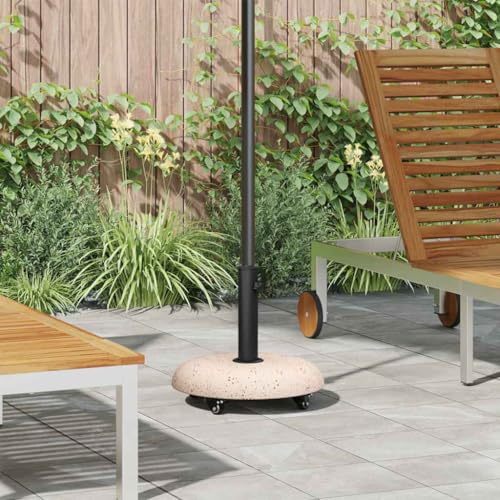 Sonnenschirmständer Gelb Schwarz, 45x45x40 cm Outdoor Beton Metall, Robuster Patio Schirmfuß für Garten und Terrasse Sonnenschirmständer Gelb Schwarz, 45x45x40 cm Outdoor Beton Metall, Robuster Patio Schirmfuß für Garten und Terrasse von Teenpull
