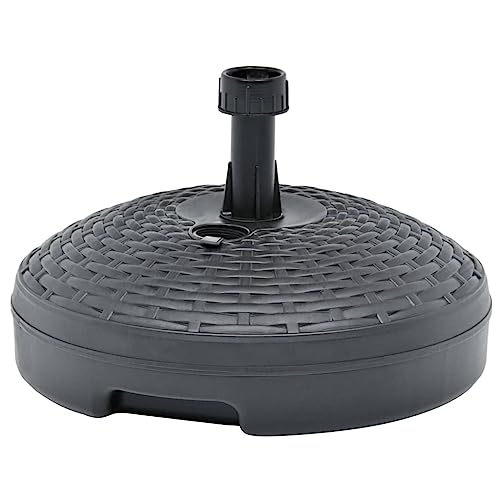 Sonnenschirmständer Sand/Wasser 20L Anthrazit Kunststoff Rattan-Optik, robuster Outdoor Schirmfuß für Garten, Terrasse und Balkon, witterungsbeständige Basis Sonnenschirmständer Sand/Wasser 20L Anthrazit Kunststoff Rattan-Optik, robuster Outdoor Schirmfuß für Garten, Terrasse und Balkon, witterungsbeständige Basis von Teenpull