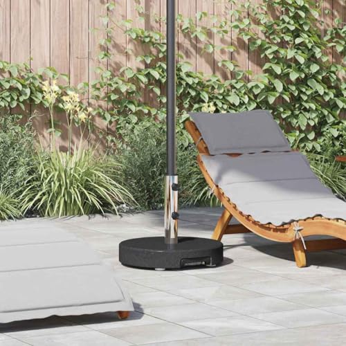Sonnenschirmständer Schwarz 45x45x37.5cm Granit, Robuste Basis mit Rollen für Garten, Terrasse, Außenbereich, Modernes Design, 29 kg Sonnenschirmständer Schwarz 45x45x37.5cm Granit, Robuste Basis mit Rollen für Garten, Terrasse, Außenbereich, Modernes Design, 29 kg von Teenpull