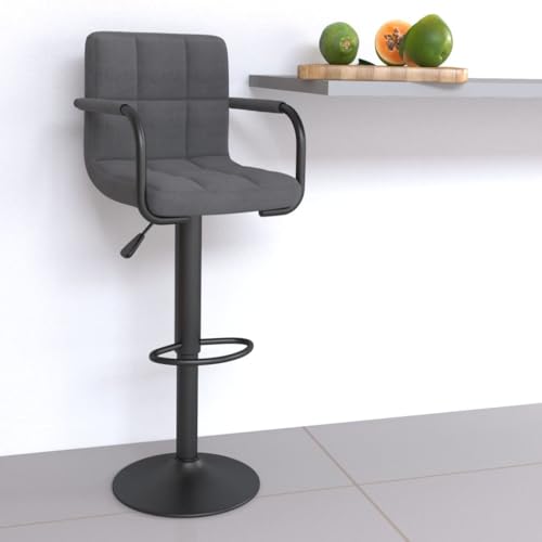 Teenpull Adjustable Swivel Bar Stools Set for Kitchen Island Counter, Modern Tall Bar Chairs with Backs, Comfortable Dining Room Seating von Teenpull