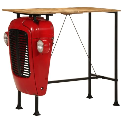 Teenpull Bartisch, rustikal, 55x120x107 cm, Massivholz Mango, einzigartiges Traktor-Design für Küche, Esszimmer, pulverbeschichteter Stahl, langlebig, stilvolle Ergänzung Teenpull Bartisch, rustikal, 55x120x107 cm, Massivholz Mango, einzigartiges Traktor-Design für Küche, Esszimmer, pulverbeschichteter Stahl, langlebig, stilvolle Ergänzung von Teenpull