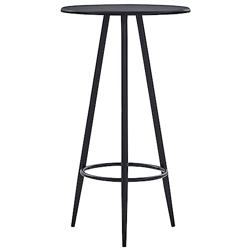 Teenpull Bartisch Schwarz Rund, 60x107,5 cm MDF-Platte, Moderner Stehtisch für Küche, Esszimmer, Kleine Räume & Apartments Teenpull Bartisch Schwarz Rund, 60x107,5 cm MDF-Platte, Moderner Stehtisch für Küche, Esszimmer, Kleine Räume & Apartments von Teenpull