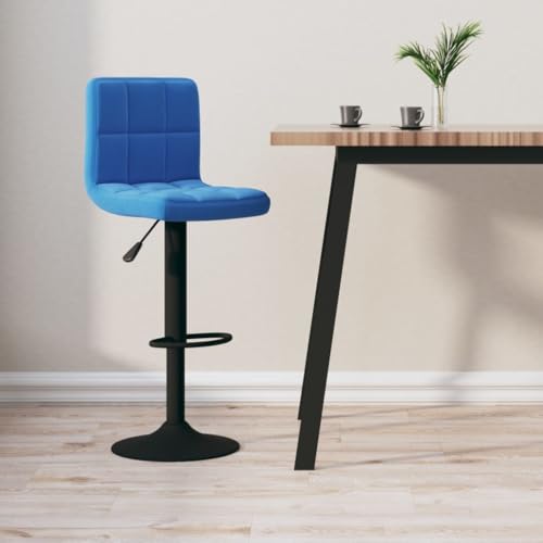 Teenpull Blue Velvet Swivel Bar Stools, Adjustable Counter Height Chairs for Kitchen Island Dining Room Teenpull Blue Velvet Swivel Bar Stools, Adjustable Counter Height Chairs for Kitchen Island Dining Room von Teenpull