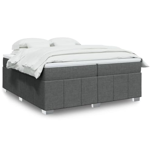 Teenpull Boxspringbett 200x200 cm Dunkelgrau Stoff, mit Taschenfederkern Matratze & atmungsaktivem Topper, Stabiler Bettrahmen für erholsamen Schlaf im Schlafzimmer Möbel. Teenpull Boxspringbett 200x200 cm Dunkelgrau Stoff, mit Taschenfederkern Matratze & atmungsaktivem Topper, Stabiler Bettrahmen für erholsamen Schlaf im Schlafzimmer Möbel. von Teenpull
